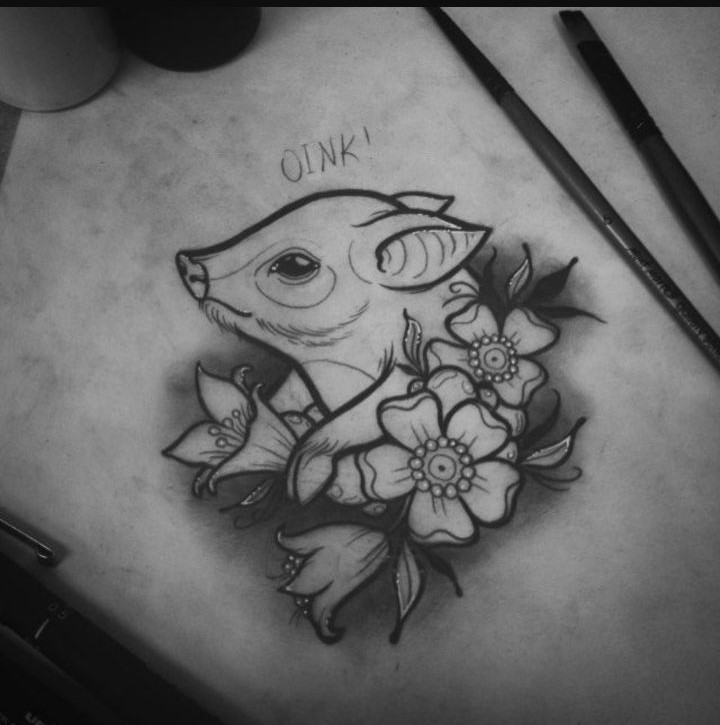 Gợi ý 300+ hình xăm con lợn siêu ngầu và cute cho anh em - Genztattoo
