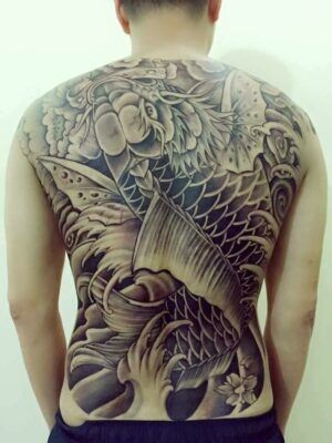hình xăm full lưng cực ấn tượng