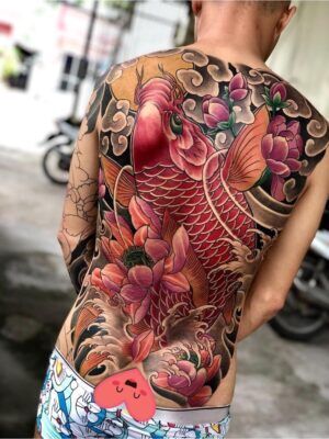 thiết kế mẫu tattoo sau lưng cực ấn tượng và sinh động