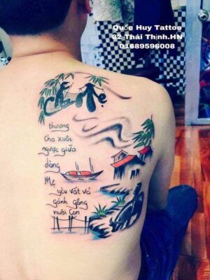 tattoo về cha mẹ đặc biệt