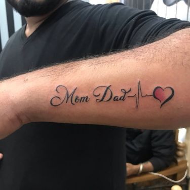 tattoo cha mẹ đơn giản