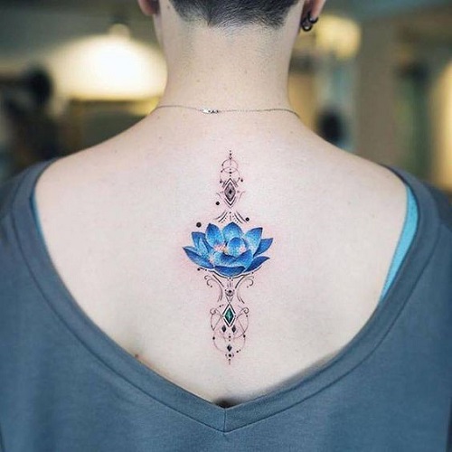 Ý nghĩa của hình xăm hoa sen trong hình xăm mini là gì?