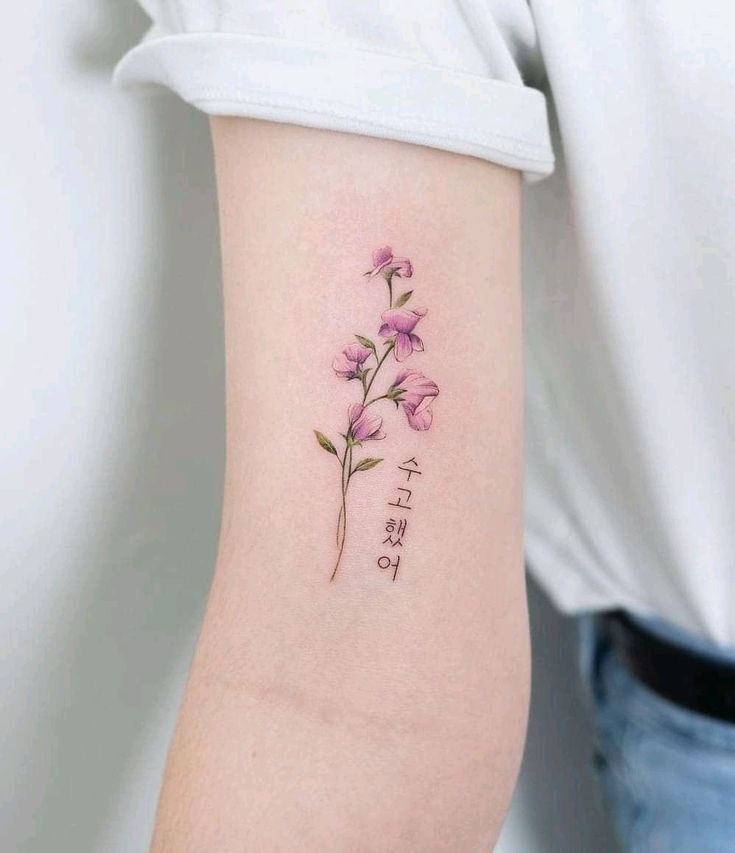 tattoo nhánh hoa hàn quốc cực đẹp tattoo nhánh hoa hàn quốc cực đẹp