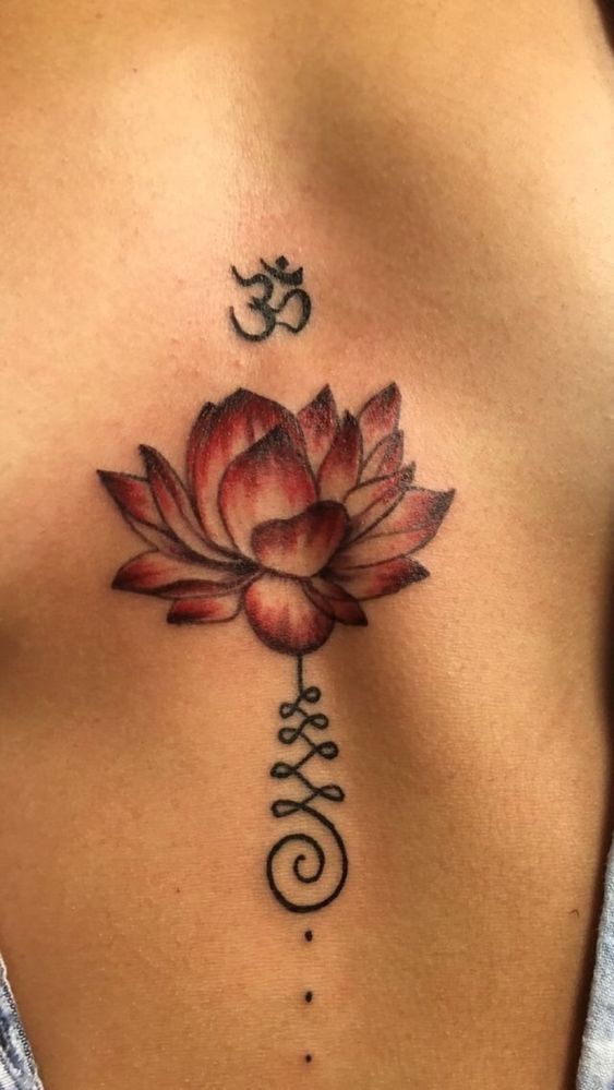 mẫu tattoo chi tiết hoa sen basic mà độc đáo mẫu tattoo chi tiết hoa sen basic mà độc đáo