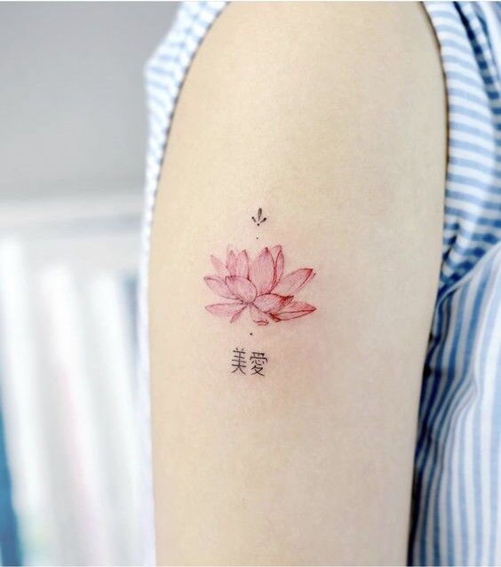 xăm hình hoa màu mini dễ thương xăm hình hoa màu mini dễ thương