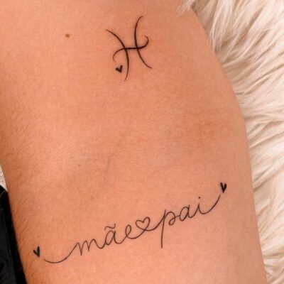 hình xăm chữ h mini ở bắp tay tattoo chữ h mini ở bắp tay