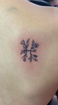 Hình xăm chữ h sau lưng cực đẹp tattoo chữ h ở lưng cực đẹp