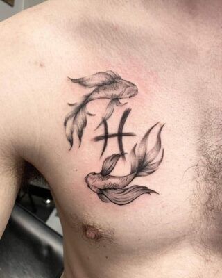 Hình xăm chữ h nghệ thuật cho nam ở ngực tattoo chữ h nghệ thuật cho nam trước ngực