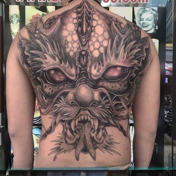 Top 100 hình xăm cụ rồng già vạn tuổi cực chất - Genztattoo