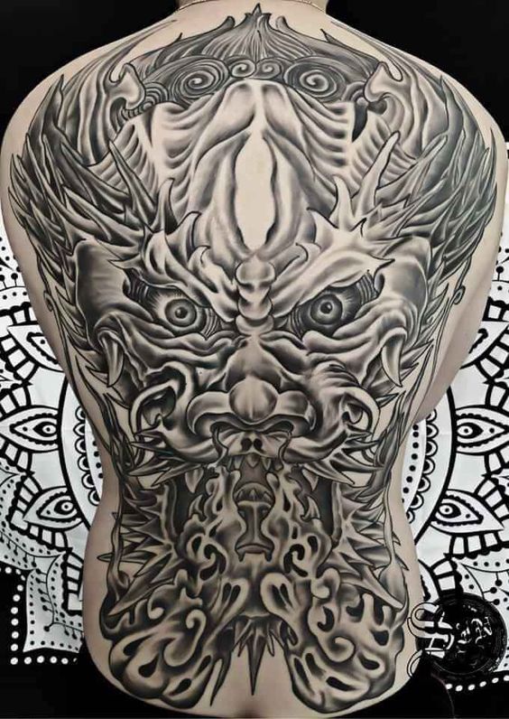Top 100 hình xăm cụ rồng già vạn tuổi cực chất - Genztattoo