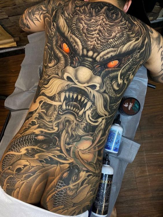 Top 100 hình xăm cụ rồng già vạn tuổi cực chất - Genztattoo