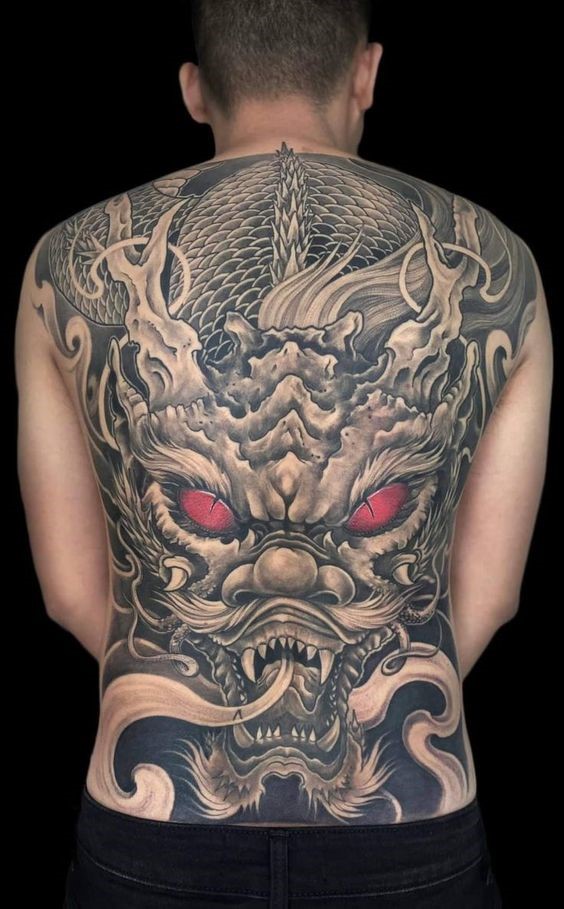 Top 100 hình xăm cụ rồng già vạn tuổi cực chất - Genztattoo