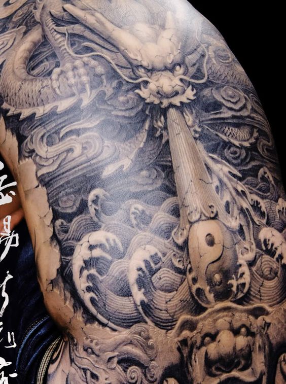 Top 100 hình xăm cụ rồng già vạn tuổi cực chất - Genztattoo