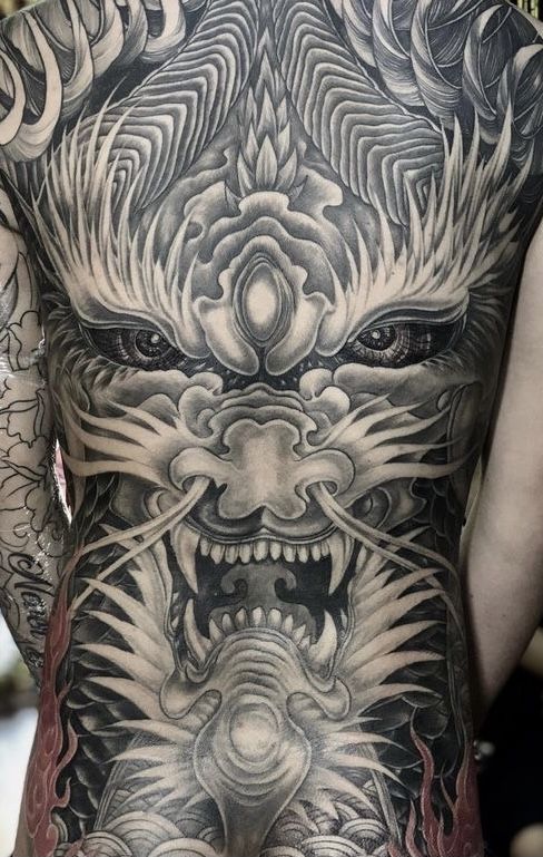 Top 100 hình xăm cụ rồng già vạn tuổi cực chất - Genztattoo