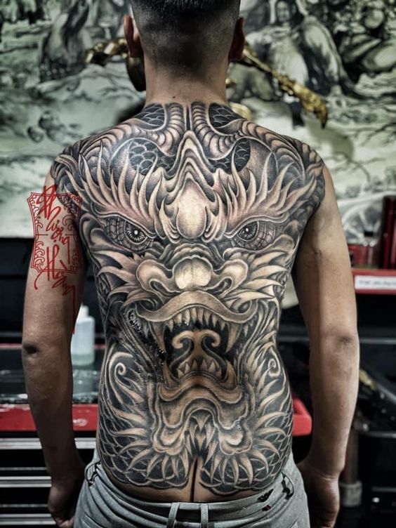 Top 100 hình xăm cụ rồng già vạn tuổi cực chất - Genztattoo