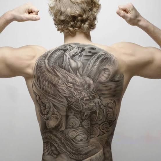 Top 100 hình xăm cụ rồng già vạn tuổi cực chất - Genztattoo