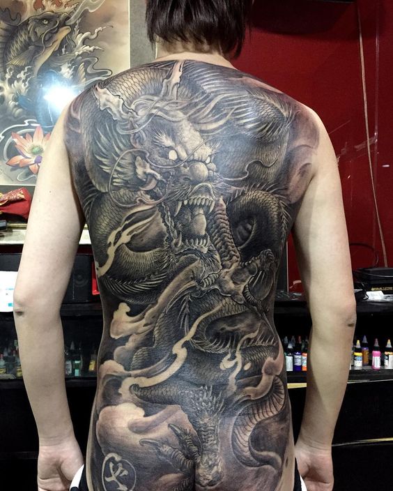 Top 100 hình xăm cụ rồng già vạn tuổi cực chất - Genztattoo