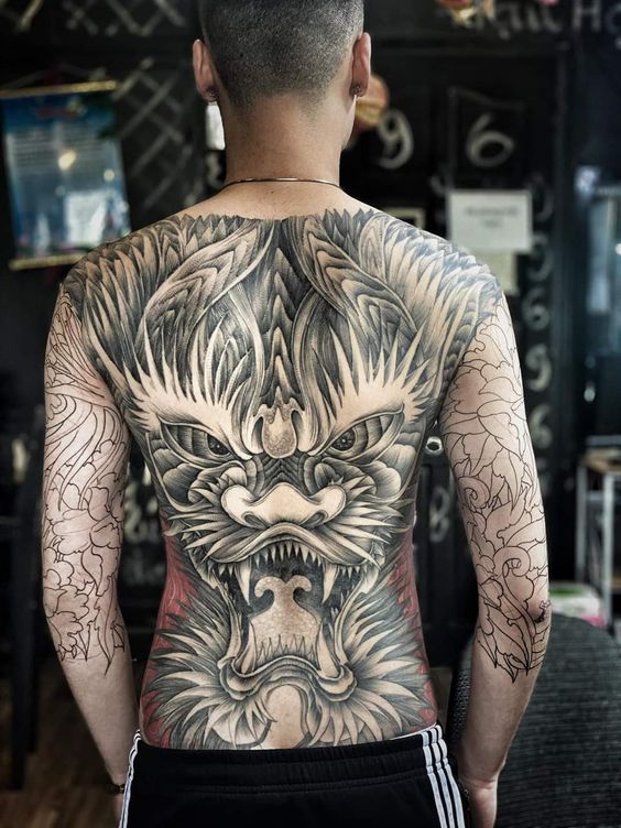Top 100 hình xăm cụ rồng già vạn tuổi cực chất - Genztattoo
