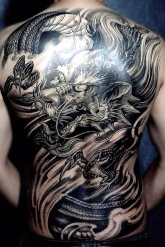 Top 100 hình xăm cụ rồng già vạn tuổi cực chất - Genztattoo