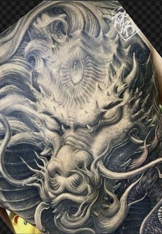 Top 100 hình xăm cụ rồng già vạn tuổi cực chất - Genztattoo