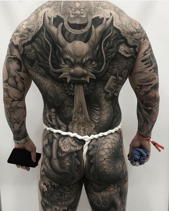 Top 100 hình xăm cụ rồng già vạn tuổi cực chất - Genztattoo