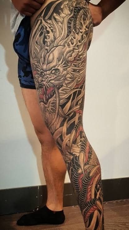 Top 100 hình xăm cụ rồng già vạn tuổi cực chất - Genztattoo