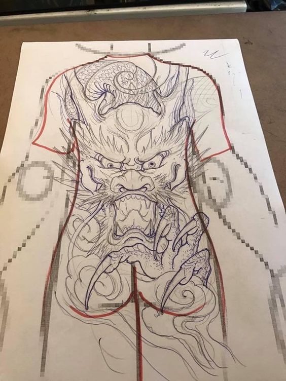 Top 100 hình xăm cụ rồng già vạn tuổi cực chất - Genztattoo