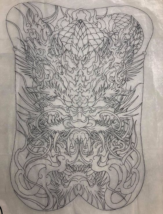 Top 100 hình xăm cụ rồng già vạn tuổi cực chất - Genztattoo
