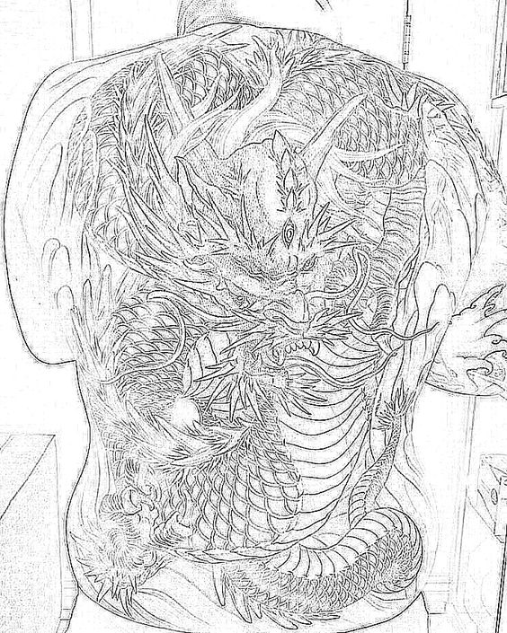 Top 100 hình xăm cụ rồng già vạn tuổi cực chất - Genztattoo