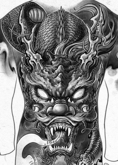 Top 100 hình xăm cụ rồng già vạn tuổi cực chất - Genztattoo