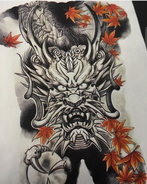 Top 100 hình xăm cụ rồng già vạn tuổi cực chất - Genztattoo