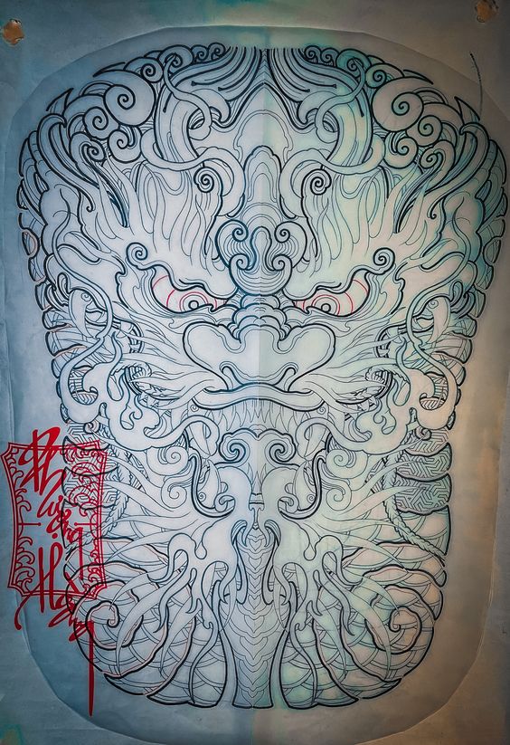 Top 100 hình xăm cụ rồng già vạn tuổi cực chất - Genztattoo