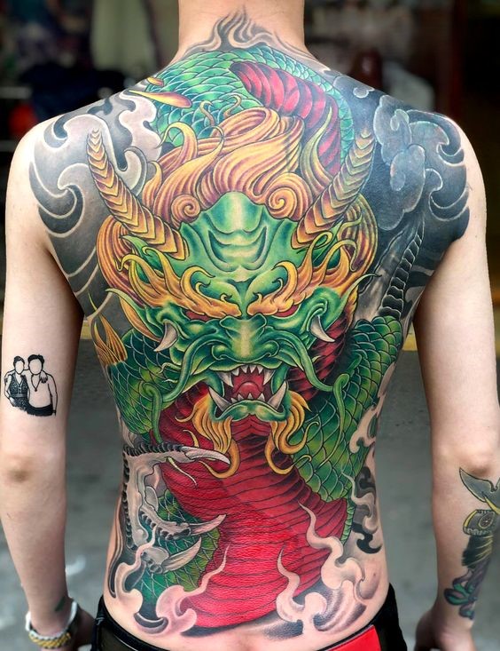 Top 100 hình xăm cụ rồng già vạn tuổi cực chất - Genztattoo