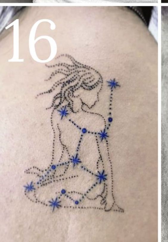 Hình xăm cô gái cung Xử Nữ và chòm sao Top 100 hình xăm cung xử nữ đẹp được thực hiện bởi thợ xăm giỏi nhất