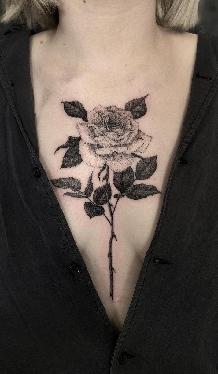 Top 300+ hình xăm khe ngực siêu đẹp và ấn tượng - Genztattoo