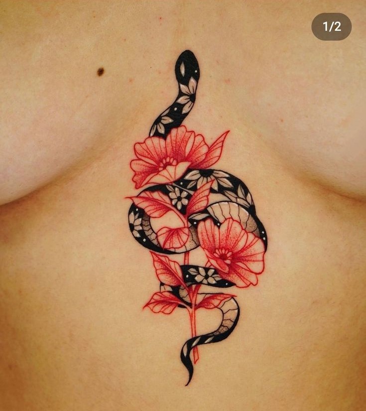 Top 300+ hình xăm khe ngực siêu đẹp và ấn tượng - Genztattoo
