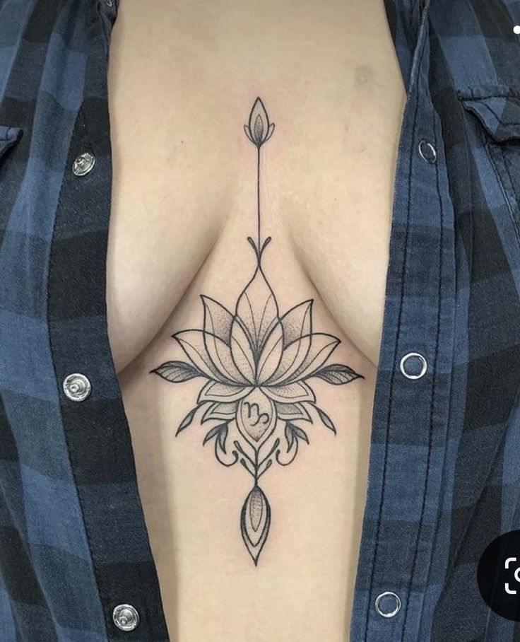 Top 300+ hình xăm khe ngực siêu đẹp và ấn tượng - Genztattoo