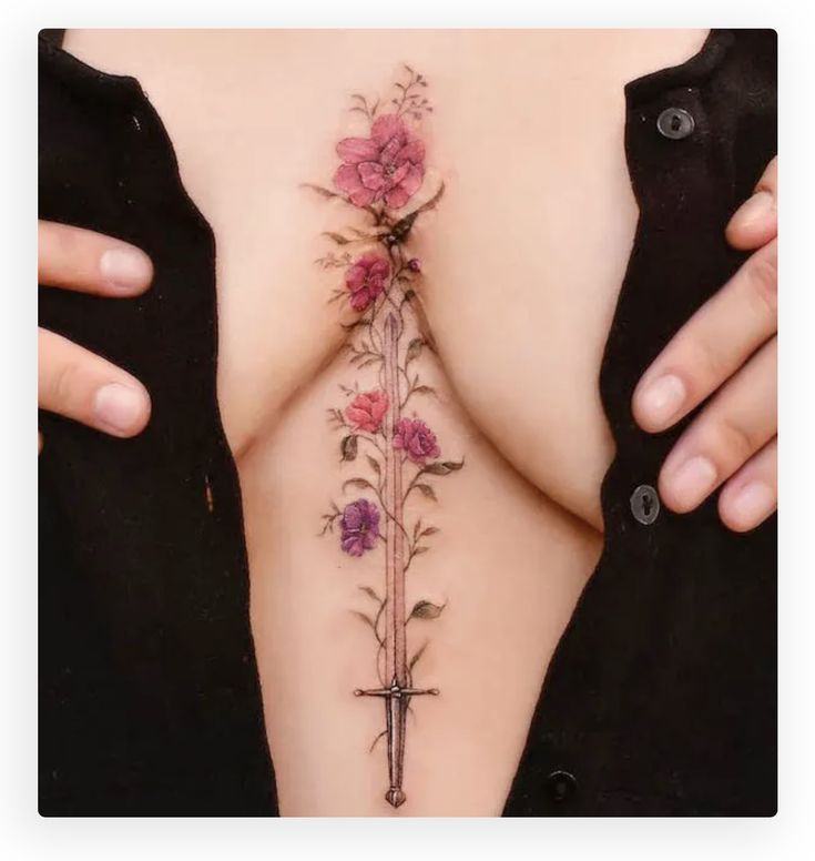 Top 300+ hình xăm khe ngực siêu đẹp và ấn tượng - Genztattoo