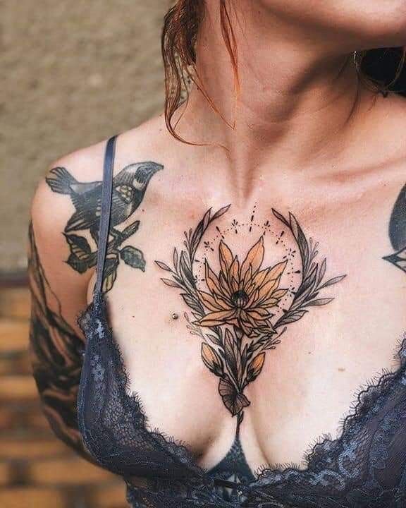 Top 300+ hình xăm khe ngực siêu đẹp và ấn tượng - Genztattoo