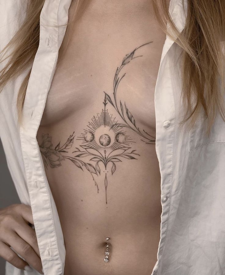 Top 300+ hình xăm khe ngực siêu đẹp và ấn tượng - Genztattoo