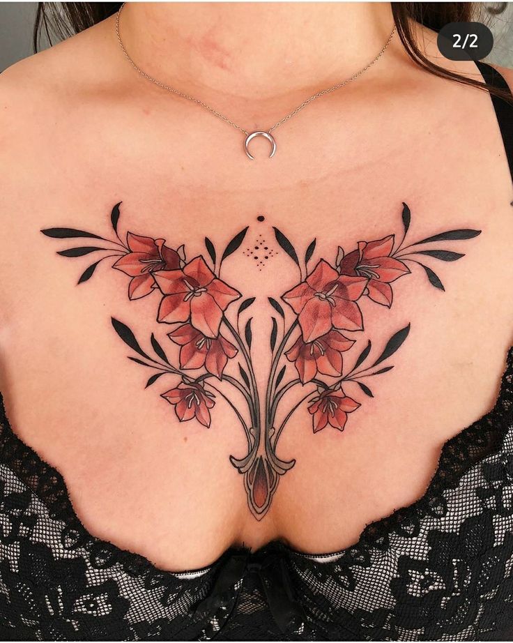 Top 300+ hình xăm khe ngực siêu đẹp và ấn tượng - Genztattoo