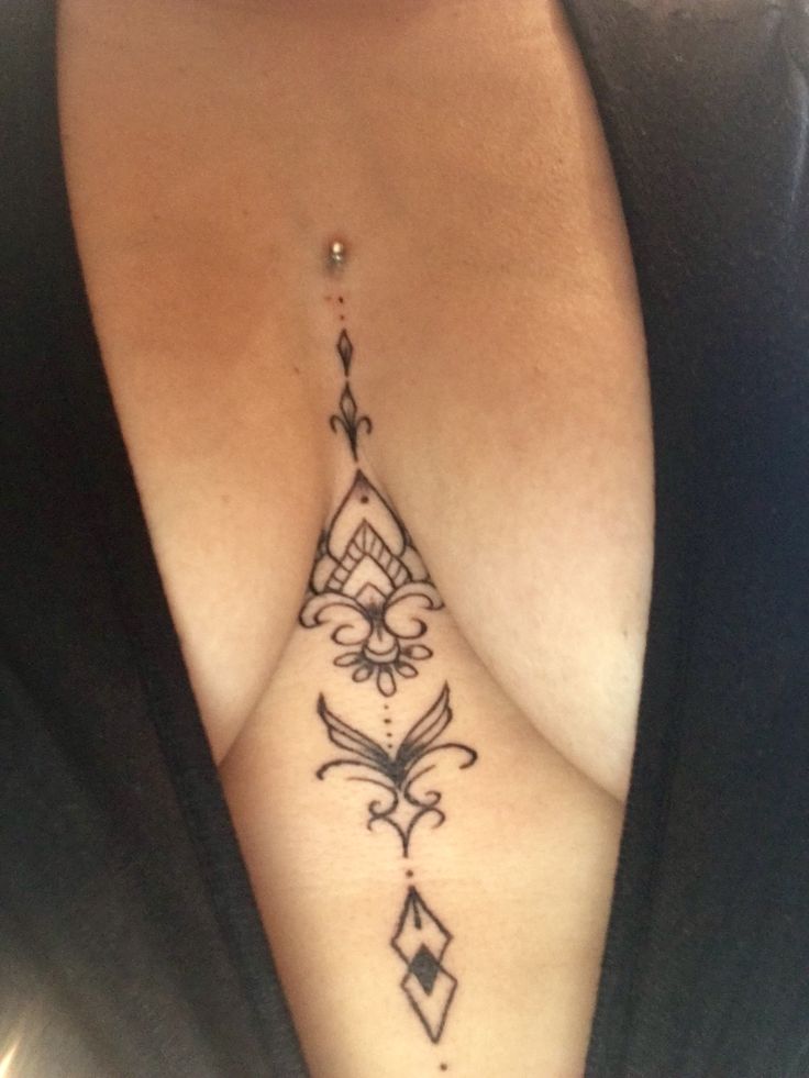 Top 300+ hình xăm khe ngực siêu đẹp và ấn tượng - Genztattoo