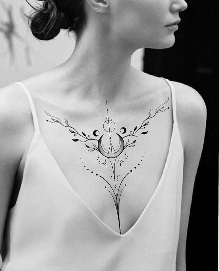 Top 300+ hình xăm khe ngực siêu đẹp và ấn tượng - Genztattoo