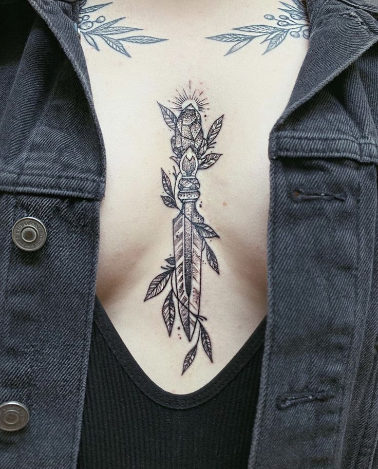Top 300+ hình xăm khe ngực siêu đẹp và ấn tượng - Genztattoo