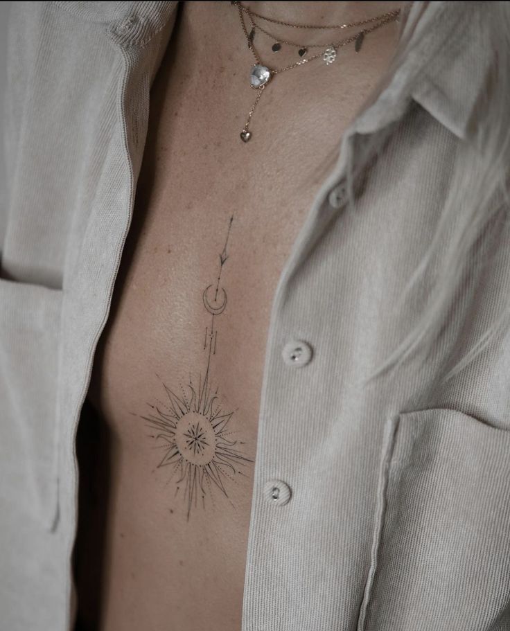 Top 300+ hình xăm khe ngực siêu đẹp và ấn tượng - Genztattoo