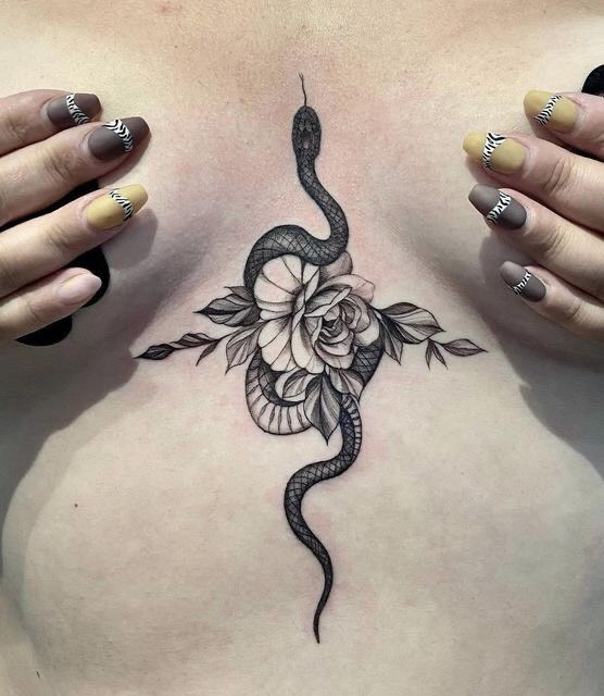 Top 300+ hình xăm khe ngực siêu đẹp và ấn tượng - Genztattoo