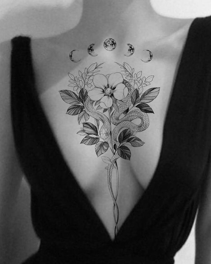 Top 300+ hình xăm khe ngực siêu đẹp và ấn tượng - Genztattoo