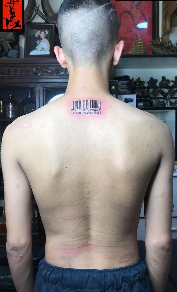 Top 101+ hình xăm mã vạch chất lừ và độc đáo - Genztattoo