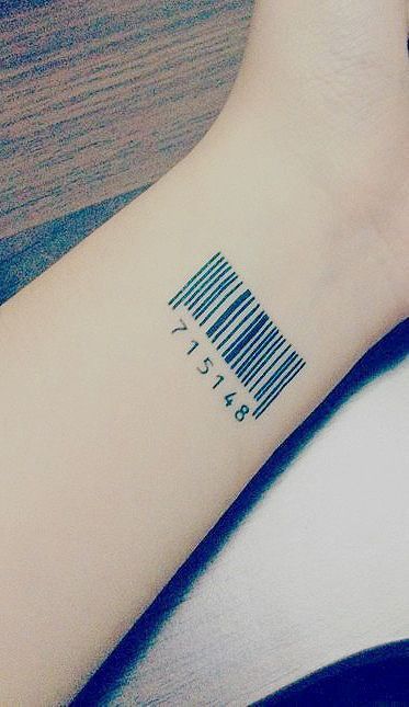 Top 101+ hình xăm mã vạch chất lừ và độc đáo - Genztattoo