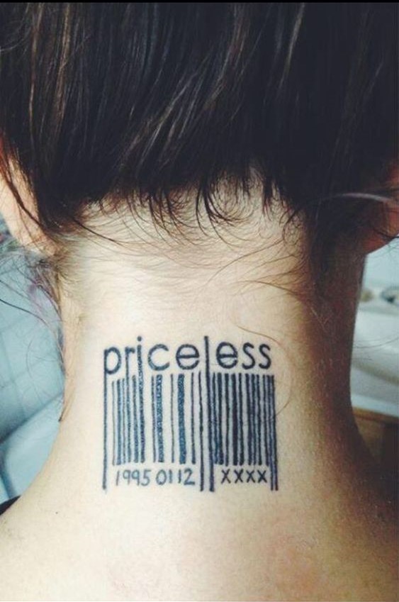 Top 101+ hình xăm mã vạch chất lừ và độc đáo - Genztattoo
